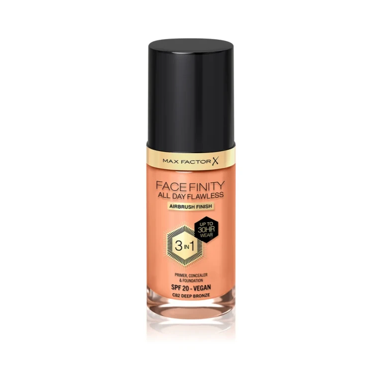 All Day Flawless Facefinity 3 in 1 - Long-lasting Makeup 30ml C82 Deep Bronze