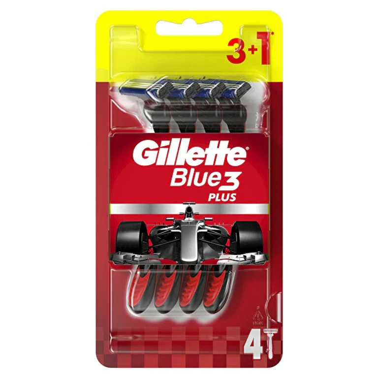 Disposable razors Gillette Blue3 Plus 3+1 pcs