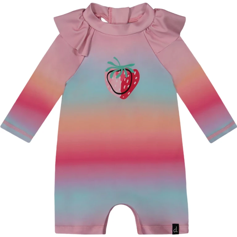 Long Sleeve One-Piece Rashguard - Little Girl