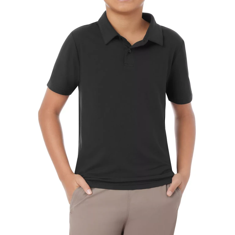 Boys Favorite Soft Polo Black XS 4/5:- Black, XS 4/5