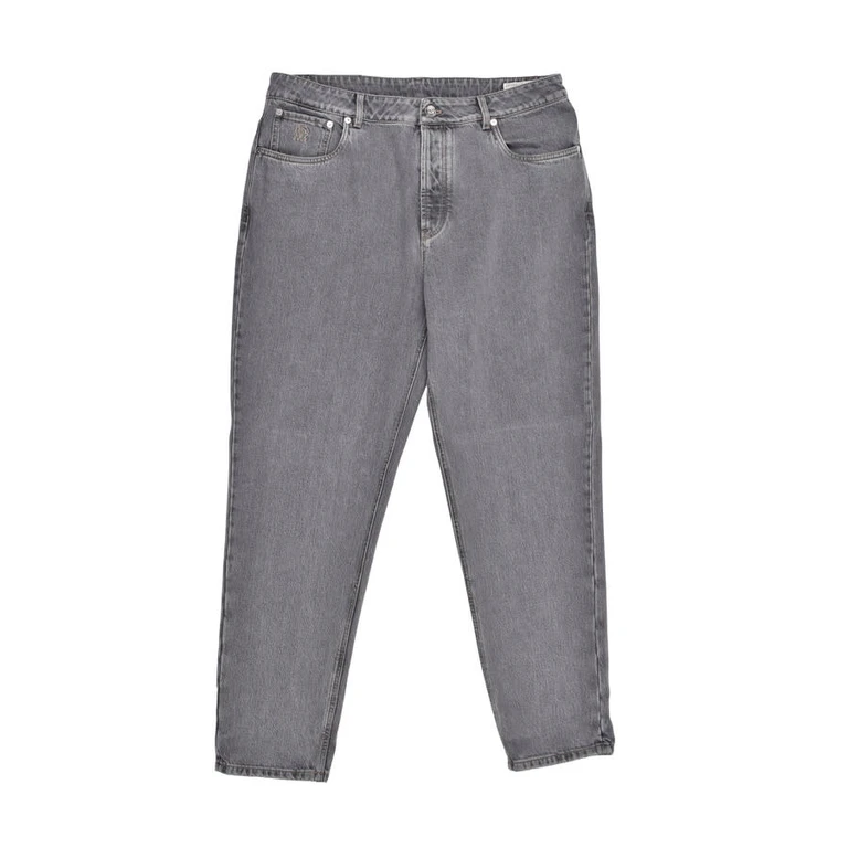 Men'S Light Denim Straight Fit Jeans