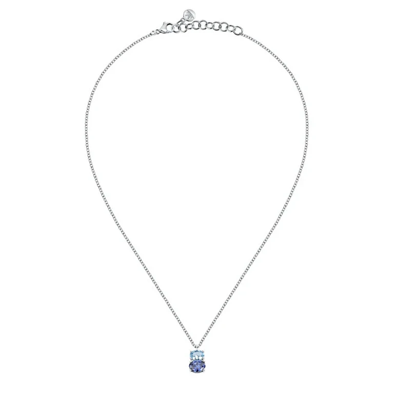 Modern Necklace With Cubic Zirconia Colors Savy15
