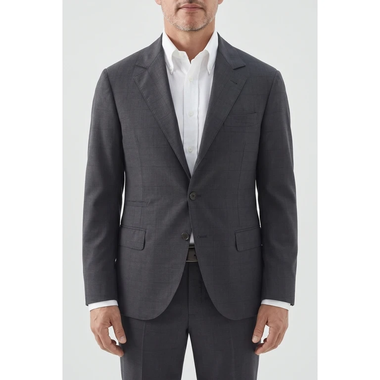 Dark Grey Wool Blazer