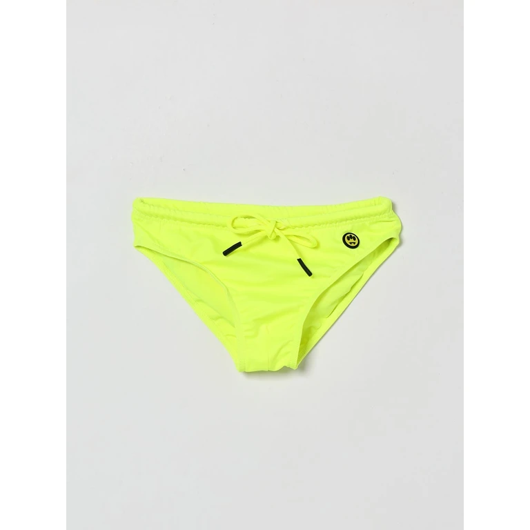 Polyester Swim Briefs with Logo (S6BKJBSS224023)