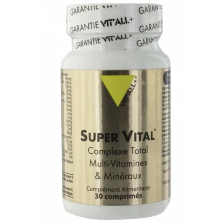 Super Vital Total Complex Multi-Vitamins & Minerals 30 Tablets