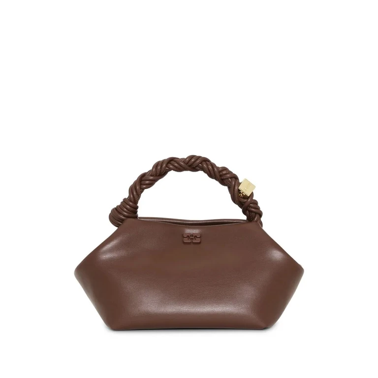 Shoulder Bag Recycled Leather "Ganni Bou" Small