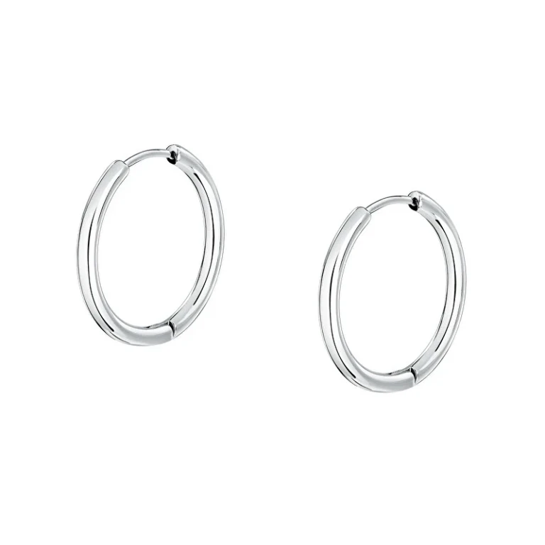 Steel Hoop Earrings Ø 2 Cm Creolo Saup22