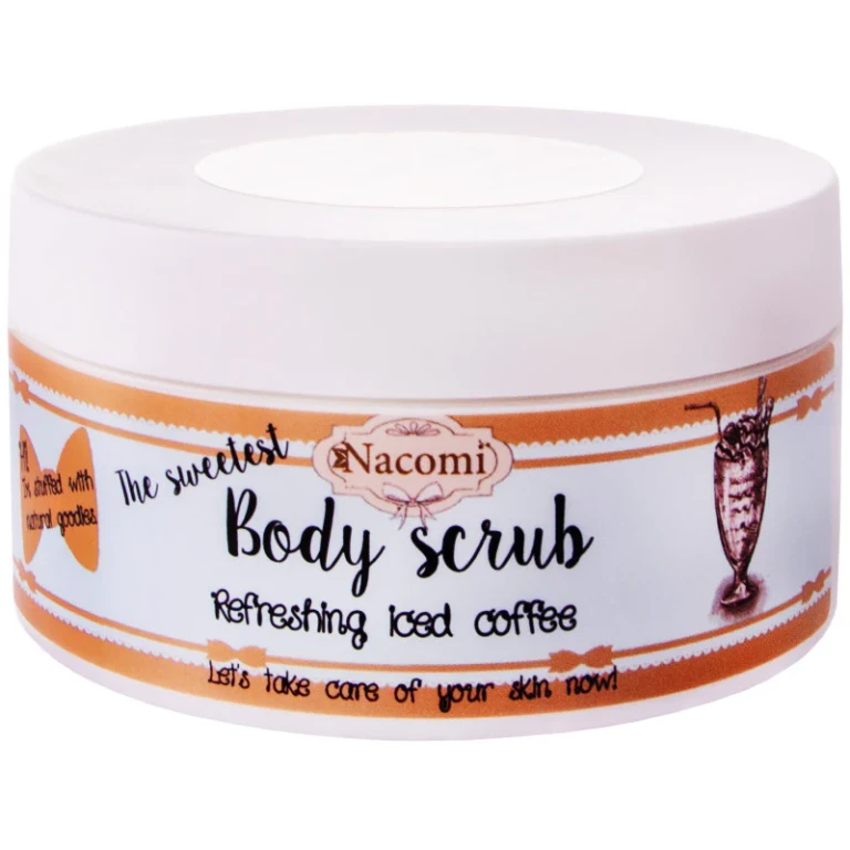 Nacomi Peeling, refreshing cold coffee, body scrub, 100 g