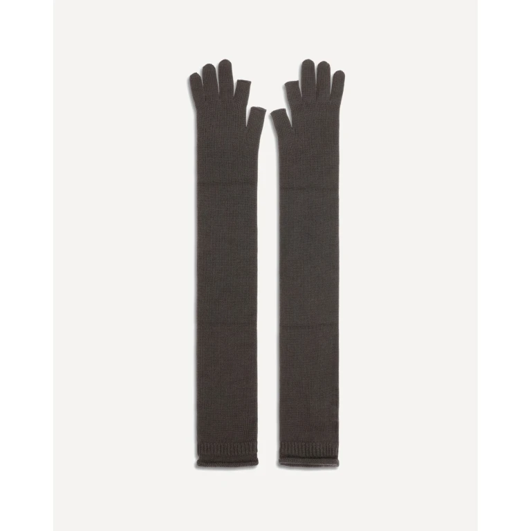 Luvas longas sem dedos de lã Rick Owens