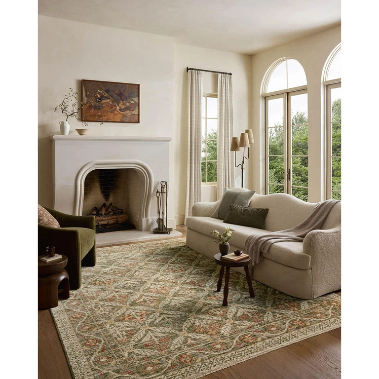 Calypso Area Rugs:- Green, 7'10'x10'2'