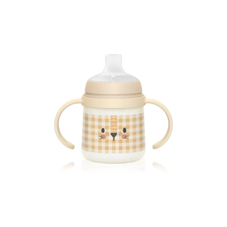 Night & Day baby bottle with handles 6 months+ lion 150 ml