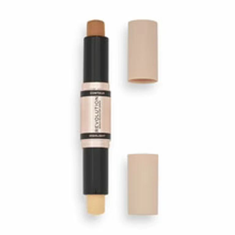 Makeup Revolution Fast Base double pencil for contouring medium color 2x4.3 g