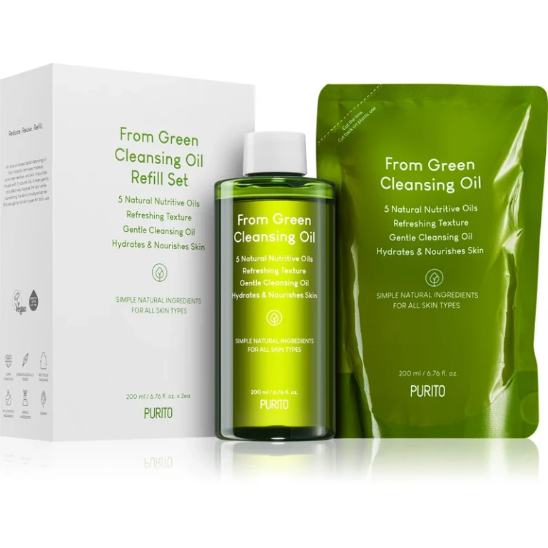 From Green Cleansing Oil Set - Skincare Gift Set