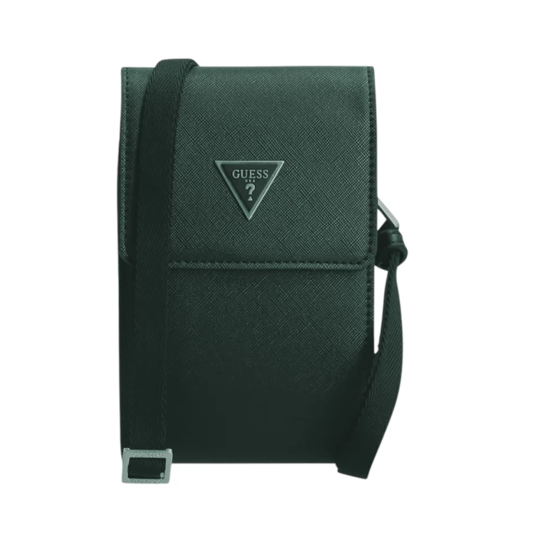 , Certosa, Polyurethane, Fabric Shoulder Bag, Grey, HMCERTP2285, 22 x 23.5 x 5 cm, Men's