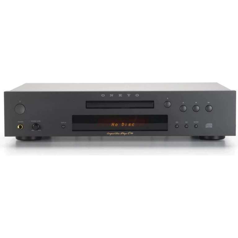 Icon C-30 Single-Disc CD Player with Volume-Controlled Headphone Output (Black)