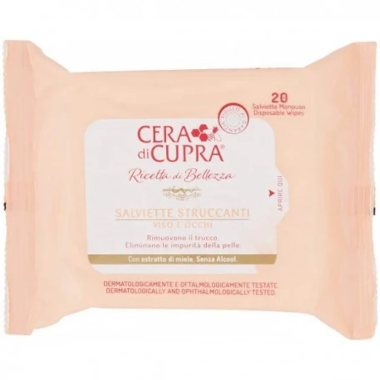 Makeup Remover Wipes 20 Pieces With Honey Extract