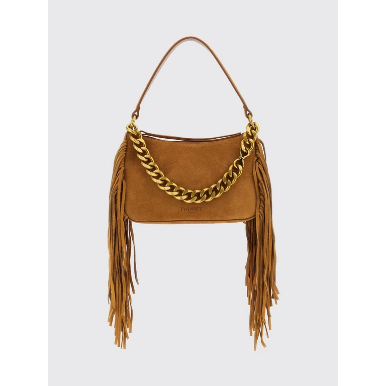 Bolsa de ombro Twinset Liliane Medium Marrom