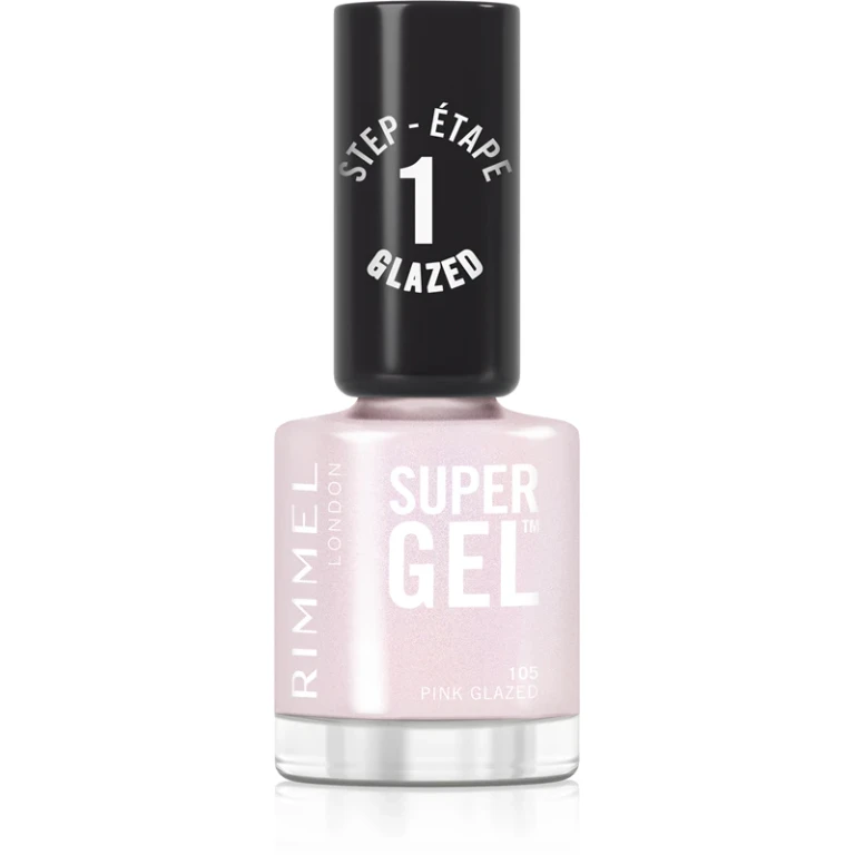 Super Gel Nail Polish (Nail Polish) 12 ml - Shade: 105 Pink Glazed