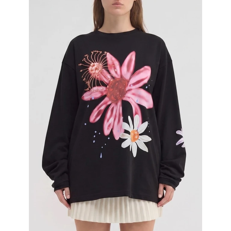 Printed Cotton Oversized T-Shirt (M25I1ACJR000UN00900)