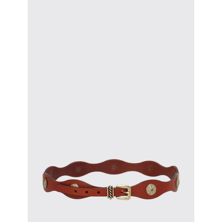 Wave Leather Belt with Studs (WP3B0068AE316M0022)