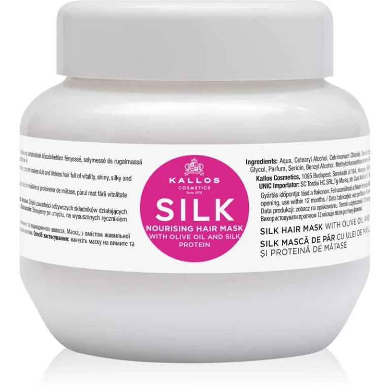 Silk Hair Moisturizing Mask with Olive Oil and Proteins - 275 ml