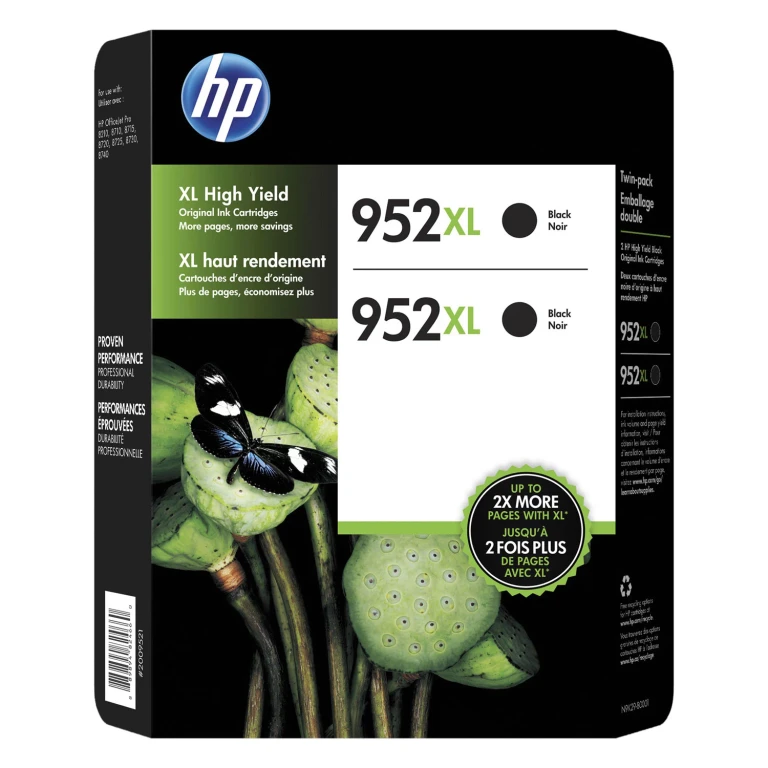 952XL High Yield Black Original Ink Cartridge