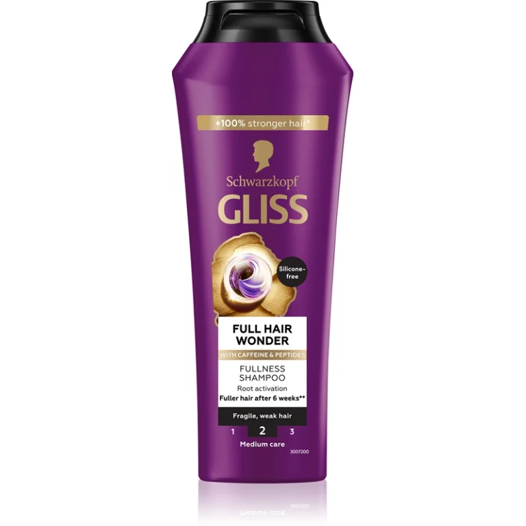 Gliss Full Wonder regenerating shampoo for weak hair 250 ml