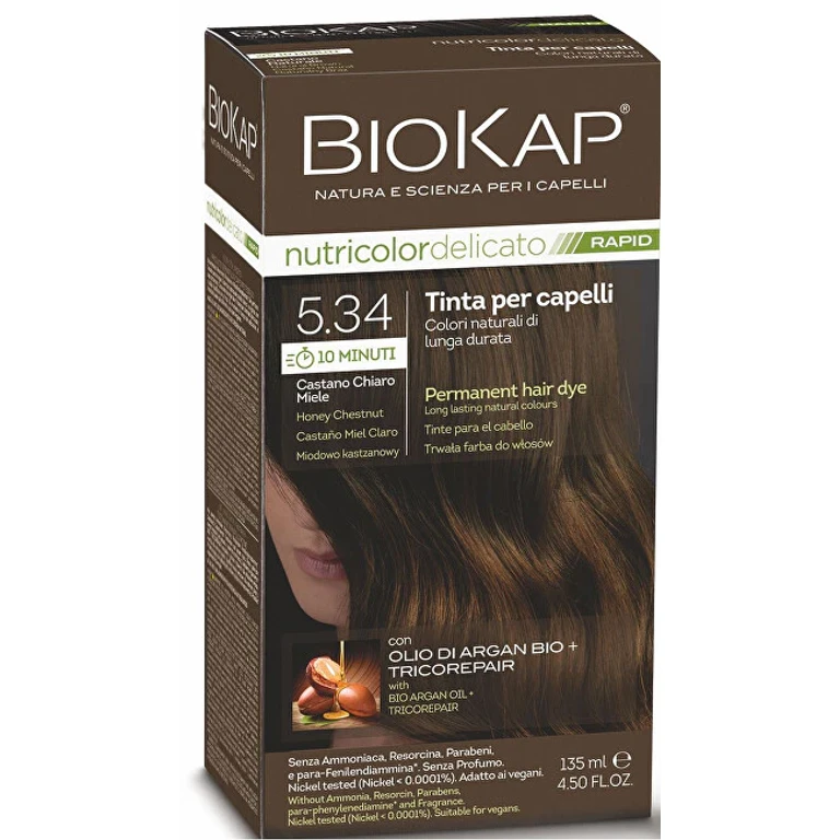 DELICATE RAPID for hair - 5.34 Chestnut honey 135 ml