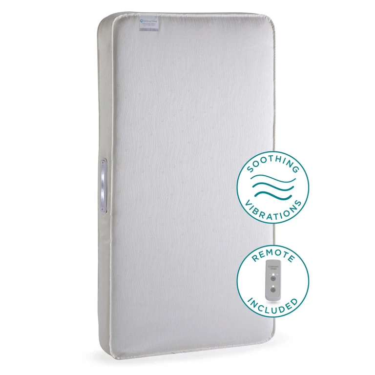 Vibes 2-Stage Soothing Vibrations Crib Mattress and Toddler Mattress
