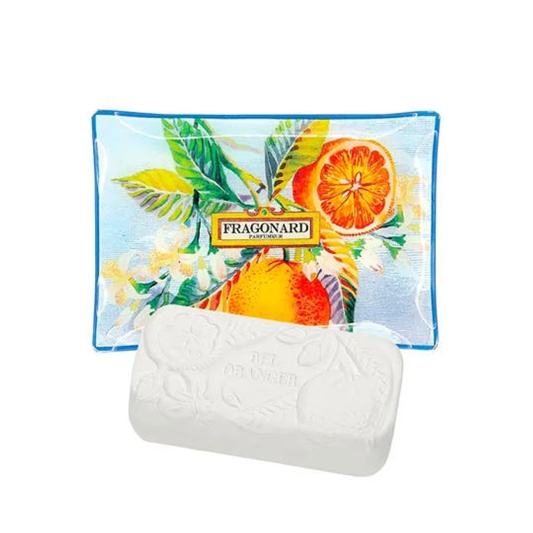 Bel Oranger Soap and Soap Holder
