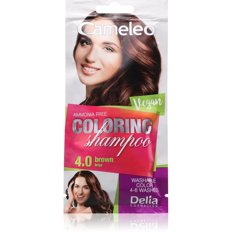 Cameleo colored shampoo for hair color 4.0 Brown 40 ml