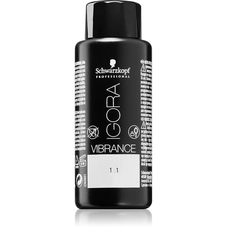 Professional IGORA Vibrance semi-permanent hair color 10-12 toner soft ash 60ml