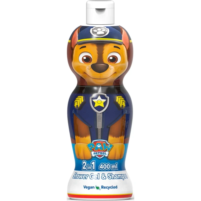 Paw Patrol Chase 2 in 1 shower gel and shampoo for children 400 ml