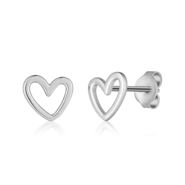 Romantic Earrings in Silver Hearts Svle3105Xh20000