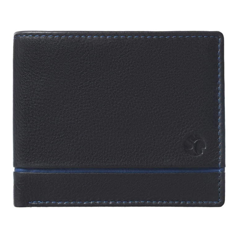 Black Leather Men's Wallet