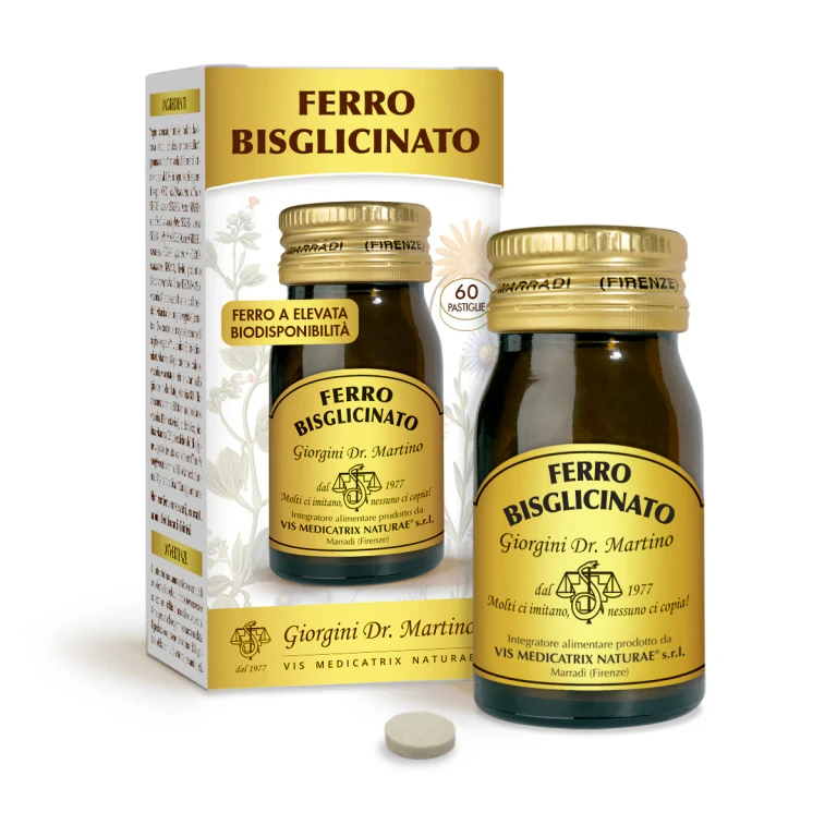 Iron Bisglycinate 30 G - Tablets of 500 Mg