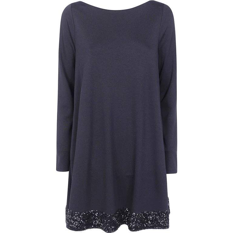 Dress Viscose "Ew004672.Af22598 Uc001 Black"