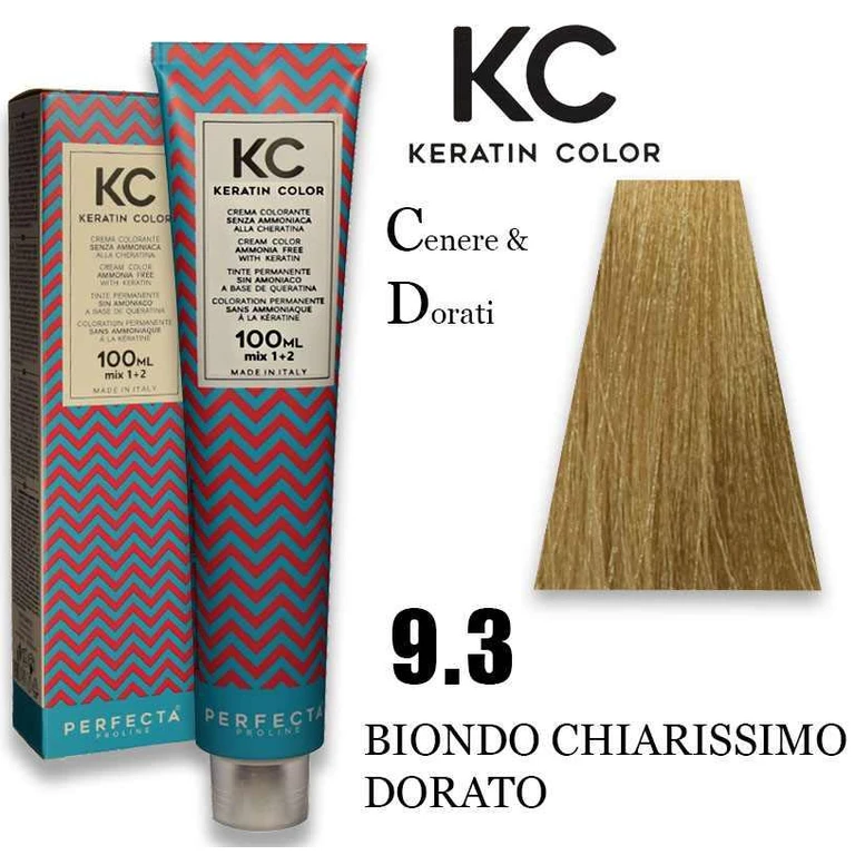 Kc keratin cream color 100ml 9.3