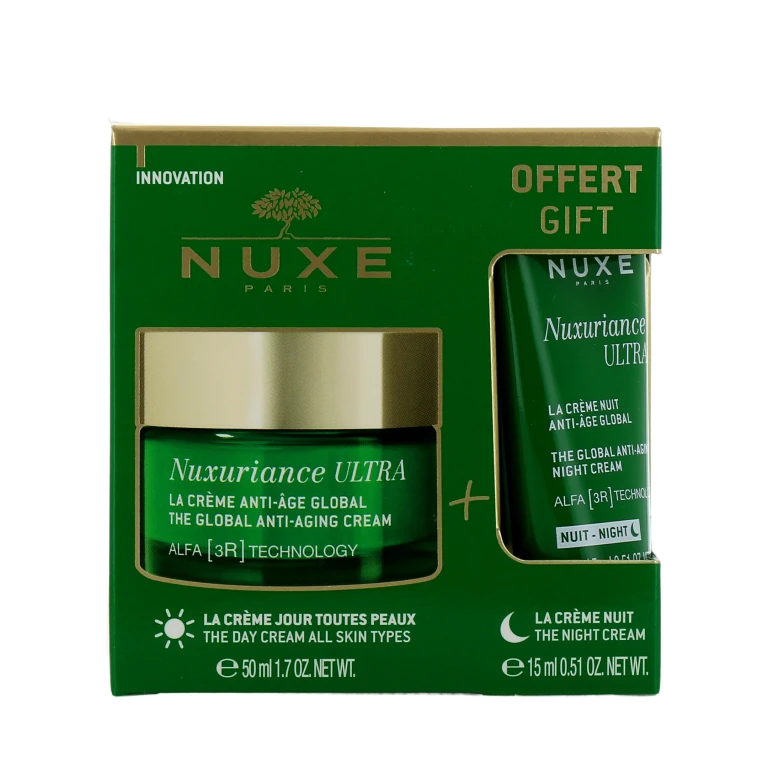 Set Nuxe: Nuxuriance Ultra Anti-Age Face Cream 50 ml + Nuxuriance Ultra Anti-Age night face cream 15 ml