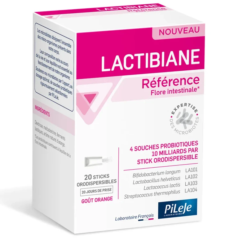 Lactibiane Intestinal Flora Reference Orange Flavor 20 Orodispersible Sticks