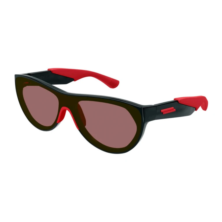 Mens Black Shield Sunglasses BV1234S 004