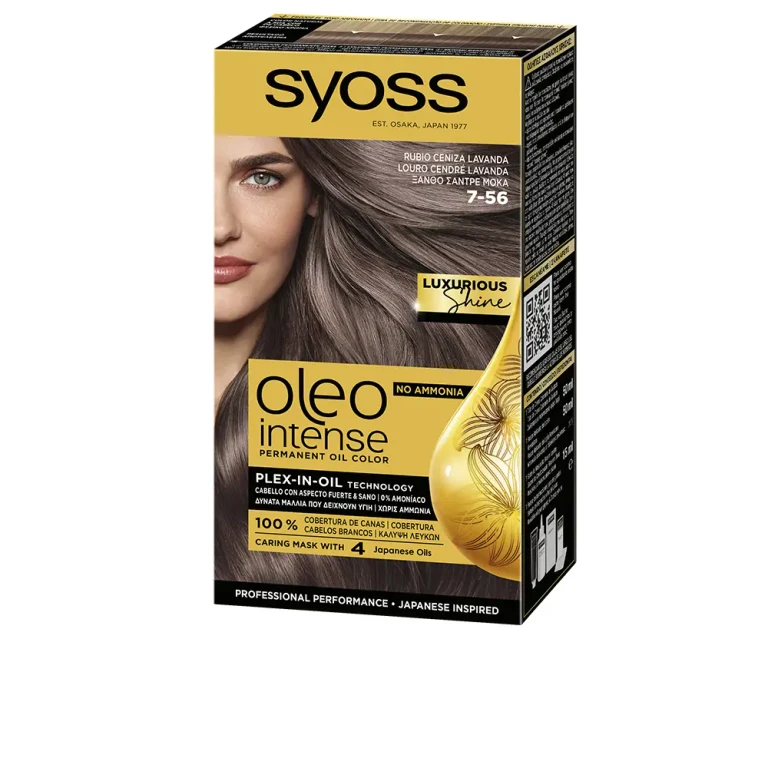 Intense Ammonia Free Coloring Oil 7-56 - Ash Blonde Lavender