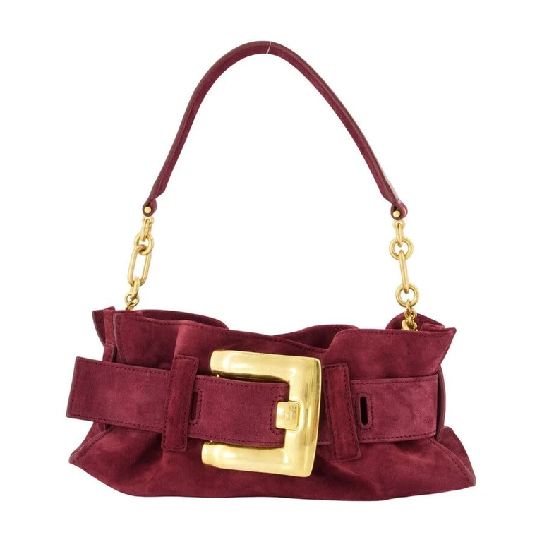 Veloursleder-Gürteltasche mit PB-Schnalle