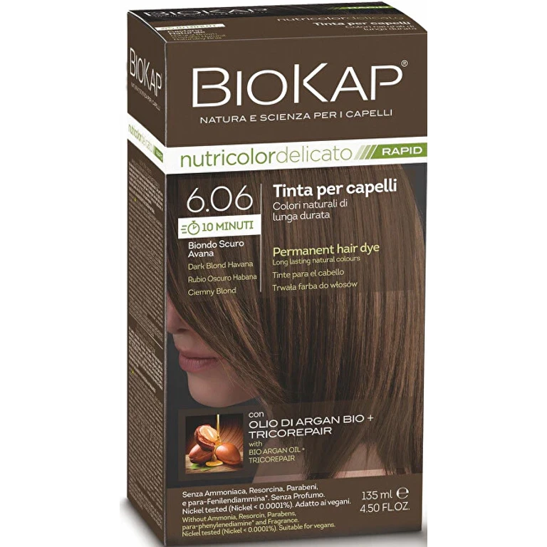 DELICATE RAPID hair color - 6.06 Dark blonde Havana 135 ml
