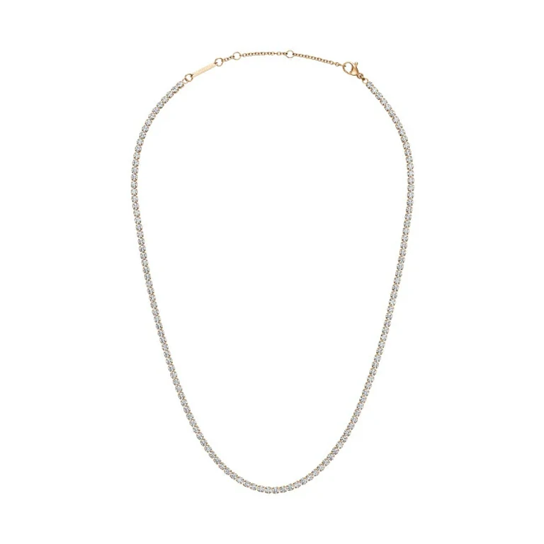 Classic Tennis DW00400390 Sparkling Bronze Crystal Necklace