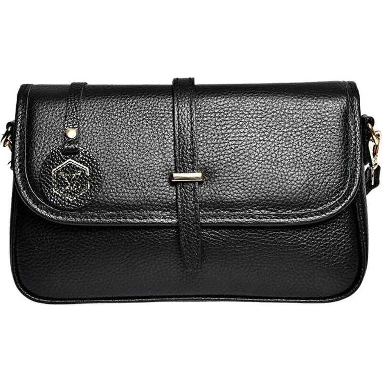 Women's Leather Shoulder Bag 1938 black