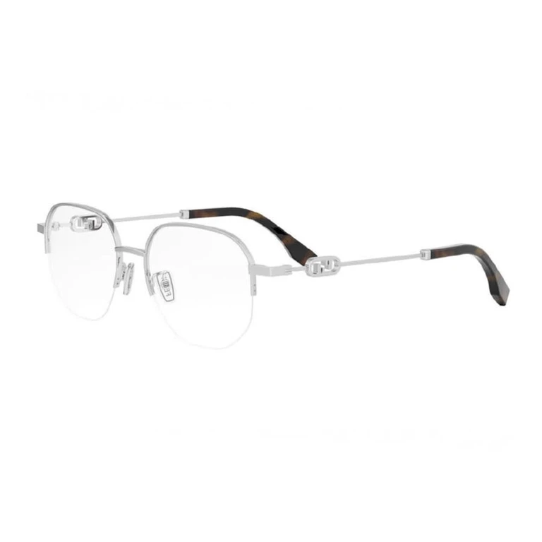 Unisex Black Round Eyeglass Frames FE50104F 016