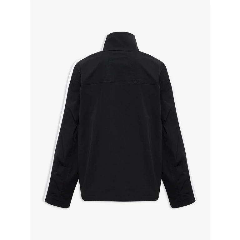 Women'S Black Wool Tracksuit Jacket, Size L