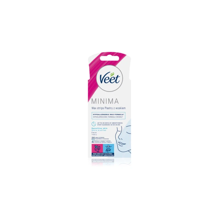 Minima Hypoallergenic Facial Wax Strips 20pcs