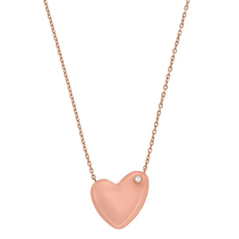 Romantic Necklace in Bronze Sofie Sea Glass Skj1803791